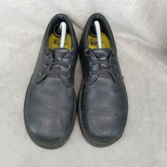 Dr. Martens Shoes Mens Size 8 Black Leather Hazeldon Grizzly Soft Wair Derby main image 10